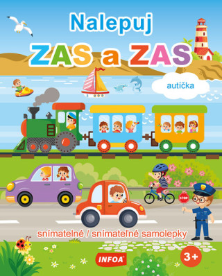 Nalepuj ZAS a ZAS - Autíčka - snímatelné samolepky