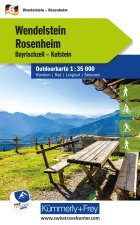 Kümmerly+Frey Outdoorkarte Deutschland 6 Wendelstein, Rosenheim 1:35.000