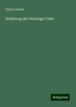 Erklärung der Peutinger Tafel