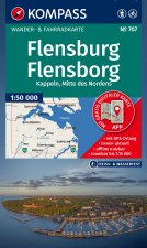 KOMPASS Wanderkarte 707 Flensburg / Flensborg - Kappeln 1:50.000