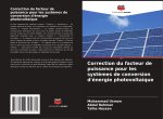 Correction du facteur de puissance pour les syst?mes de conversion d'énergie photovolta?que