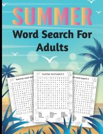 Summer Word Search for Adults