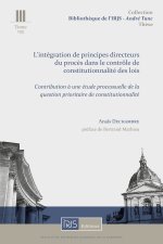 T. 133, L'intégration de principes directeurs du procès dans le contrôle de constitutionnalité des l