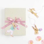 Geschenkanhänger La Vie en Rose, Hasen FSC MIX