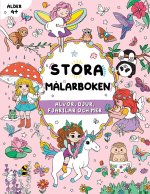 Stora m?larboken för flickor