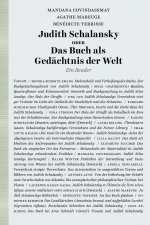 Judith Schalansky oder Das Buch als Gedächtnis der Welt