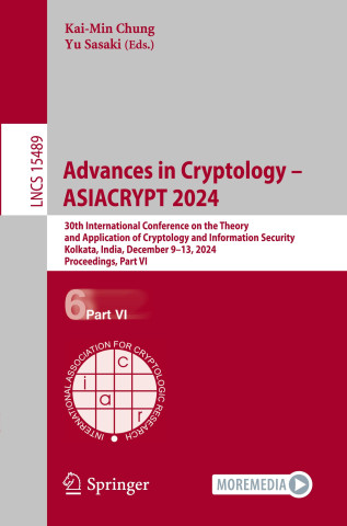 Advances in Cryptology - ASIACRYPT 2024 (Kai-Min Chung)(Miękka)