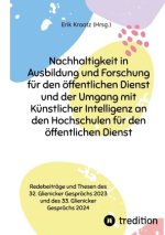 Nachhaltigkeit in Ausbildung und Forschung für den öffentlichen Dienst und der Umgang mit Künstlicher Intelligenz an den Hochschulen für den öffentlic