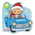 Trötsch Unser Sandmännchen Mini-Malbuch mit Stickern Fahrzeuge