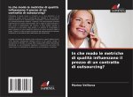 In che modo le metriche di qualità influenzano il prezzo di un contratto di outsourcing?