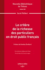 Le critère de la richesse des particuliers en droit public français. Volume 248