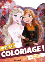 Disney La Reine des Neiges 2 - Vive le coloriage ! (Elsa et Anna feuilles)