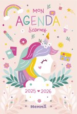 Mon agenda licornes 2025-2026 (Ma papeterie licornes)