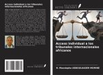 Acceso individual a los tribunales internacionales africanos