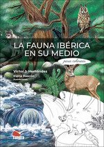 Fauna iberica en su medio para colorear