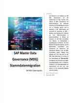 SAP Master Data Governance (MDG) - Stammdatenmigration