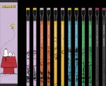 Moleskine Peanuts limitierte Ausgabe Blackwing Set (12 weiche Graphitstifte)