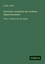 Inventaire-sommaire des archives départementales