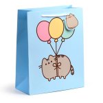PACZKA Torebka prezentowa Pusheen balony średnia GBAG116A 12 sztuk