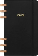 Moleskine 12 Monate Planer mit Spiralbindung, L/A5, Weicher Einband, Schwarz