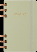 Moleskine 12 Monate Studienplaner mit Spiralbindung, L/A5, Fester Einband, Kiwi