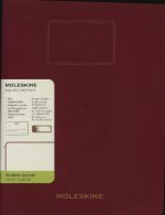 Moleskine Student Cahier, XXL, blanko, Kartoneinband, Rot