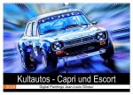 Kultautos - Capri und Escort (Wandkalender 2026 DIN A2 quer), CALVENDO Monatskalender