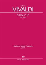 ANTONIO VIVALDI : GLORIA EN RE MAJEUR RV 589 SOLO [SSA], SATB & ENSEMBLE DE CHAMBRE