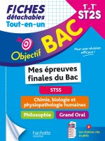 Objectif BAC Fiches Tout-en-un 1re-Term ST2S Mes 4 épreuves du Bac