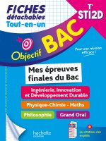 Objectif BAC Fiches Tout-en-un Term STI2D - Mes 4 épreuves du Bac
