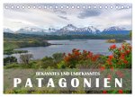 Bekanntes und Unbekanntes Patagonien (Tischkalender 2026 DIN A5 quer), CALVENDO Monatskalender