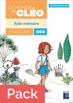 Le monde de Cléo CE2 - Aide-mémoire - Programmes 2025 - pack de 5