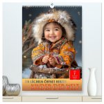 Kinder der Welt - ein Lächeln öffnet Herzen (hochwertiger Premium Wandkalender 2026 DIN A2 hoch), Kunstdruck in Hochglanz