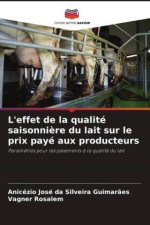 L'effet de la qualité saisonnière du lait sur le prix payé aux producteurs