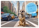 Suricates ? New York (Calendrier de bureau 2026 DIN A5 vertical), CALVENDO calendrier mensuel