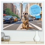 Suricates ? New York  (Calendrier mural 2026 DIN A2 vertical) calendrier de bureau