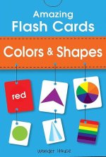 Amazing Flash Cards Colors & Shapes: Early Development of Preschool Toddler (55 Cards)