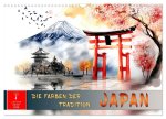 Japan - die Farben der Tradition (Wandkalender 2026 DIN A3 quer), CALVENDO Monatskalender