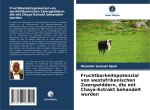 Fruchtbarkeitspotenzial von westafrikanischen Zwergwiddern, die mit Chaya-Extrakt behandelt wurden