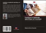 Certificat d'aptitude spécifique en musique