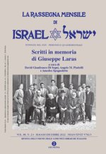 rassegna mensile di Israel