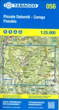 Piccole Dolomiti. Carega. Pasubio. Carta topografica in scala 1:25.000