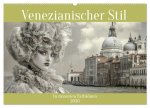 Venezianischer Stil - In dezenten Farbtönen (Wandkalender 2026 DIN A2 quer), CALVENDO Monatskalender