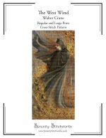 The West Wind Cross Stitch Pattern - Walter Crane