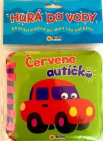 Hurá do vody Červené autíčko - Kousací nížka do vany i do kočárku