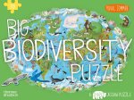 The Big Biodiversity Puzzle: A Shaped Jigsaw Puzzle by Yuval Zommer /anglais