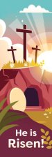 He Is Risen! - Easter Kids Bookmark - Luke 24:34