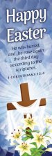 Happy Easter - Easter Kids Bookmark - 1 Cor 15:4