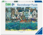 Adult puzzle 1500 Teile - Habour of Wonders: a Bustling Fantasy Port