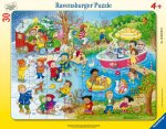 Children's puzzle 30 Teile - Die Jahreszeiten am See